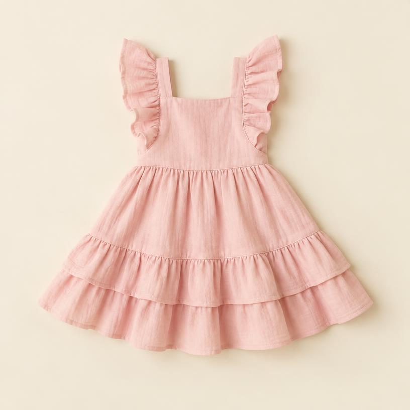 Vestido Babadinho Rosé